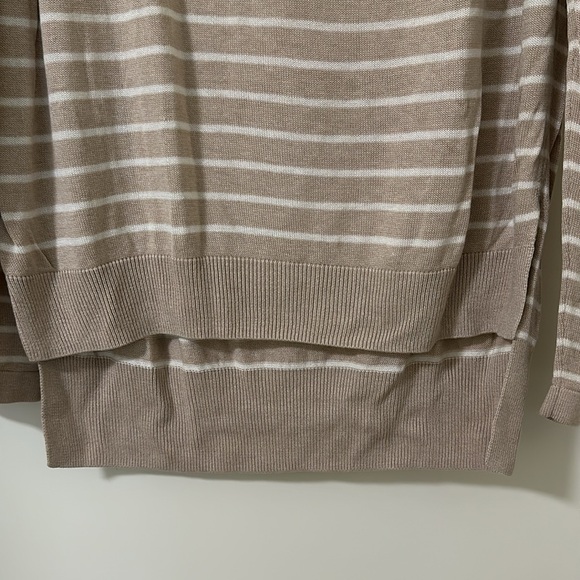 Lululemon Beige Striped Sweater - Picture 3 of 5